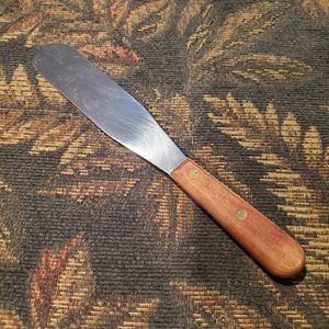 Stainless Steel Spatula w/ Rosewood Handle 8"